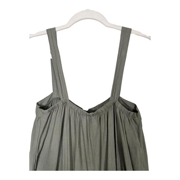 Via Vai by Pollero Italian Boutique Viscose Linen blend  Wide Leg Romper Sz S/M - Picture 7 of 14